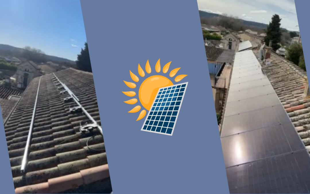 Installation photovoltaïque à Gaujac à côté de Bagnols-sur-Cèze